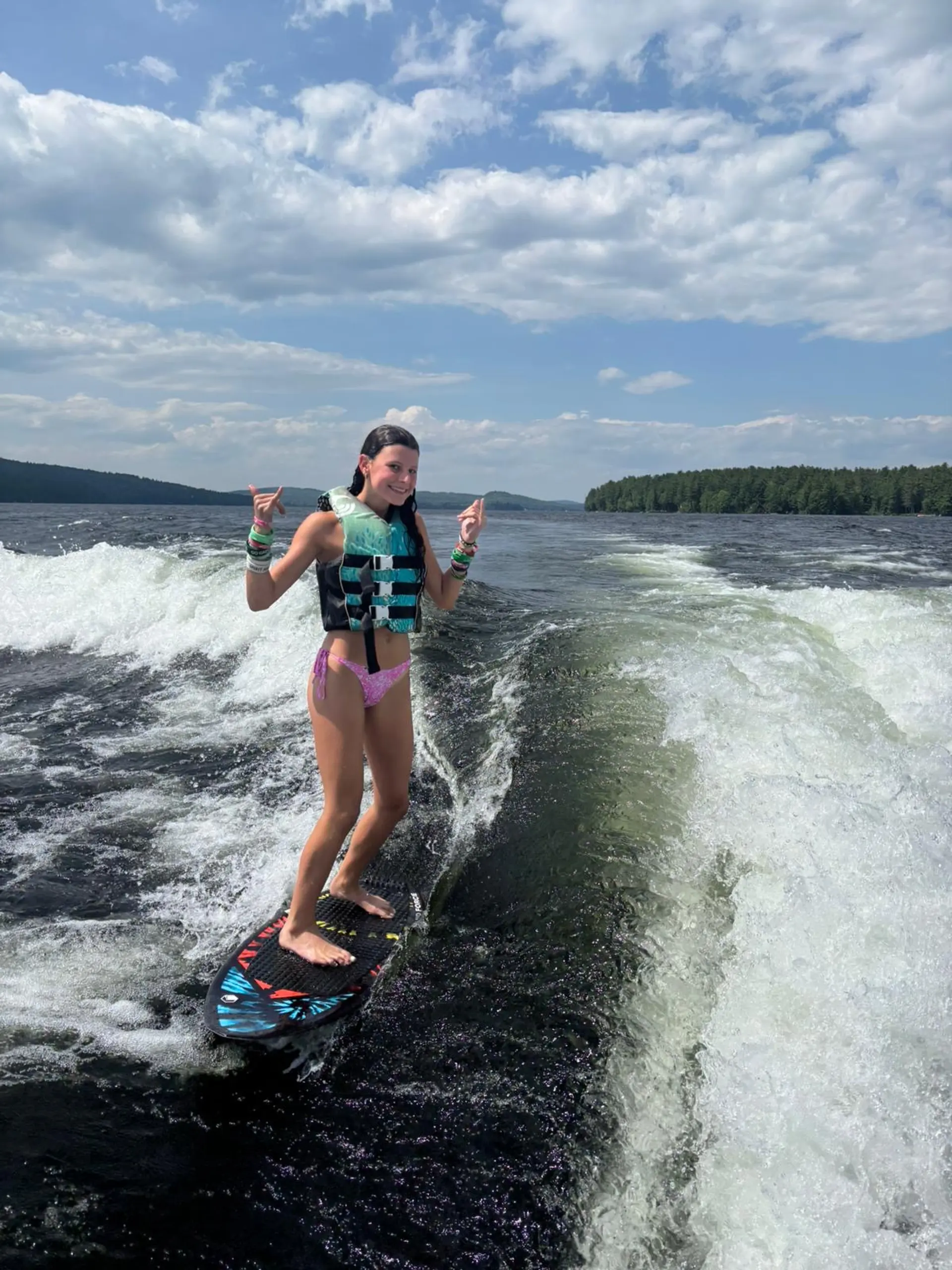 Wake surfing